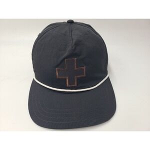 Greyson Clothiers Cross Logo Nylon Rope Snapback Hat Cap Golf Men Women Black